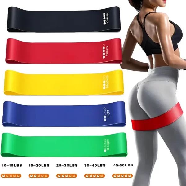 Conjunto de Faixas de Resistência TPE - 7 Peças