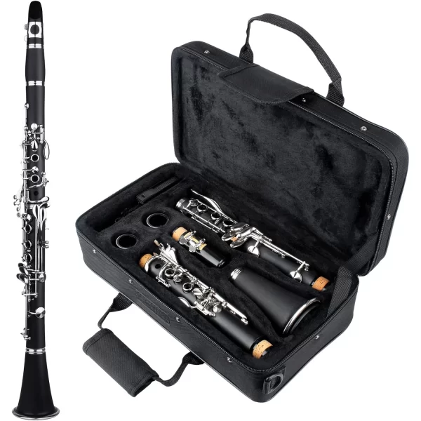 Slade clarinete bb 17 teclas 6 anéis clarinetto blackwinds portátil baquelite clarinete profissional instrumentos de sopro - Imagem 5