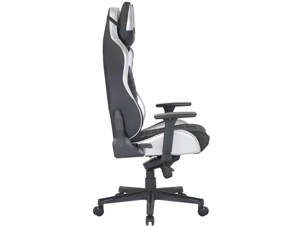 Cadeira Gamer Techni Sport Reclinável Giratória Preta e Prata TS62 - Imagem 5