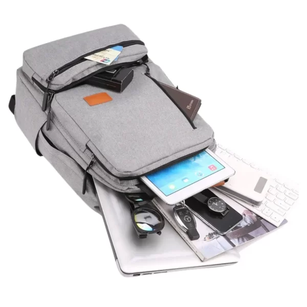 Kit 3 Itens Mochila Bolsa Versátil Notebook ou Escritório - Imagem 5
