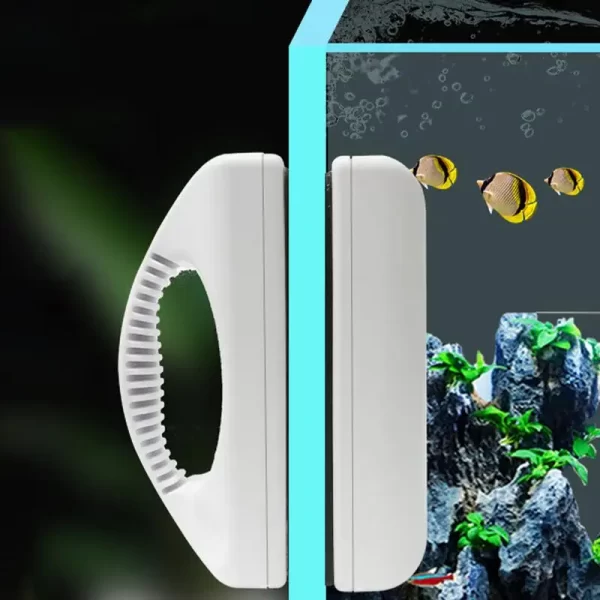 Escova magnética para aquário, tanque magnético forte, removedor de algas, flutuante, purificador de aquário, ferramenta de limpeza para manchas de escala e difícil de - Imagem 2