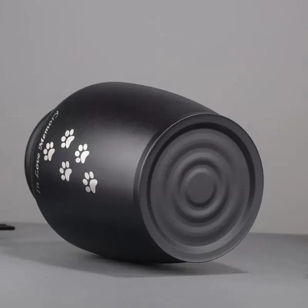 Urnas de metal para animais de estimação, para cães, gatos, urna de cremação para cinzas, filhote de cachorro, caixa de cremação para sala de estar, recipiente funerário memorial - Imagem 3