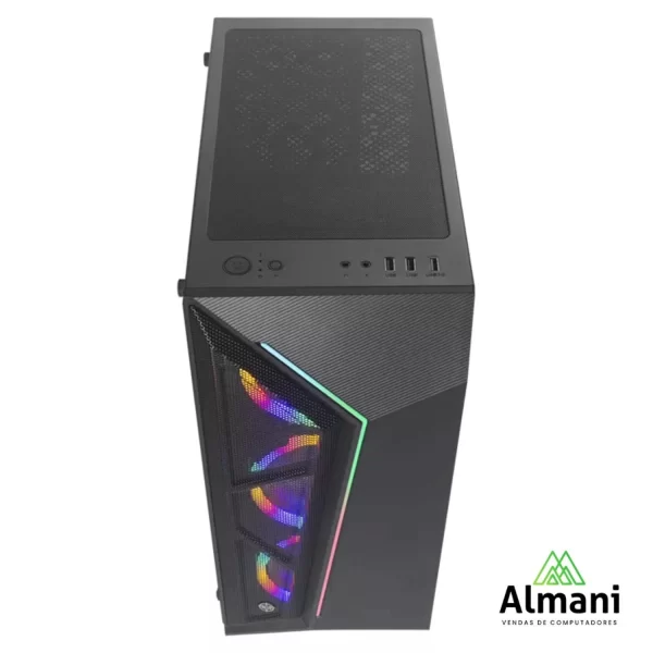 DESKTOP GAMER TGT CARBON CORE I5 6400T M2 256 GB HD 1 TB 16 GB RAM NVIDIA T400 4GB - WIN10 PRO - MT - Imagem 2
