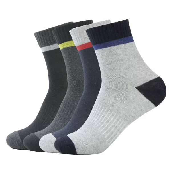 Frete grátis Kit 12 Pares Meia masculina Adulto Longo sporte Entrega aleatória - Imagem 2