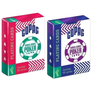 Baralho WSOP Copag Profissional 55 Cartas PVC