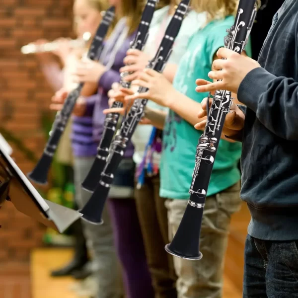 Slade 17 teclas 6 anéis clarinete bb baquelite corpo clarinete profissional blackwinds instrumento musical de sopro kit iniciante - Imagem 3