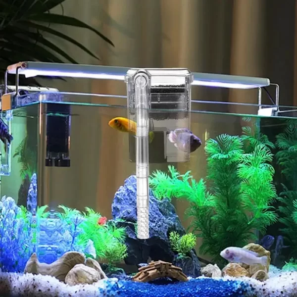 Filtro De Tanque De Peixes Quieto Ajustável, Filtros De Aquário, Filtro De Fluxos Externos - Imagem 2