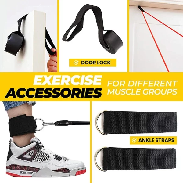 Conjunto de Faixas de Resistência para Yoga, 11 Peças - Imagem 5