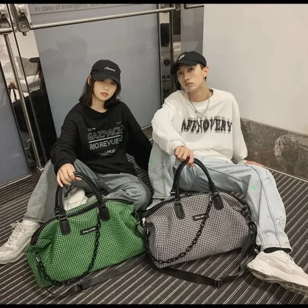 Bolsa Grande Ginástica Esporte Viagem Trabalho Impermeável - Imagem 2