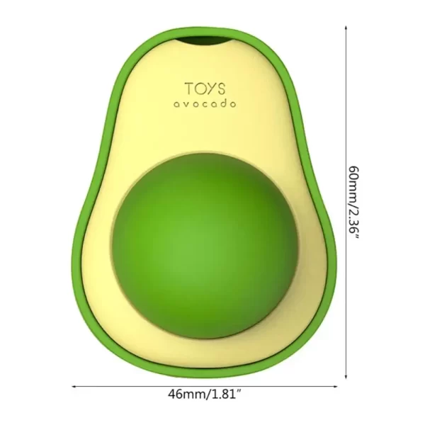 Novo abacate catnip bola de parede gato brinquedo catnip comestível lambendo bolas lanche saudável rotatable trata brinquedo gatinho auto-hey ferramenta de jogo - Imagem 6