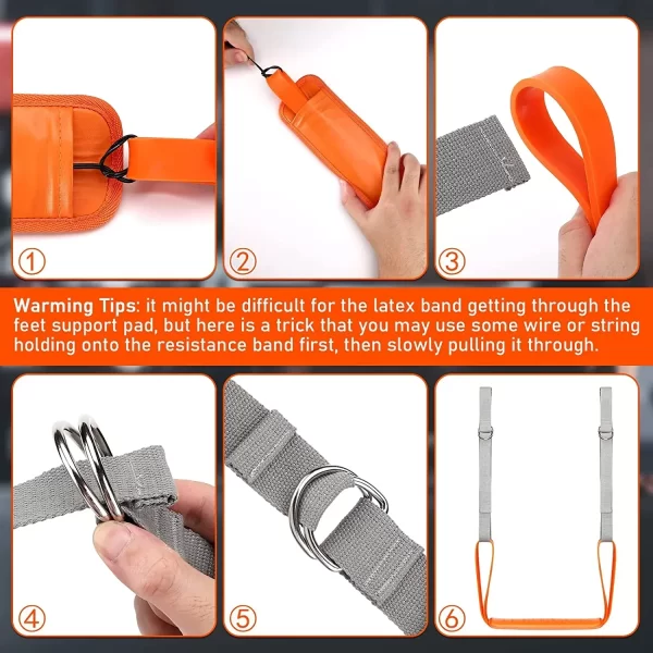 Conjunto de Faixas de Assistência para Puxar para Cima - Imagem 4