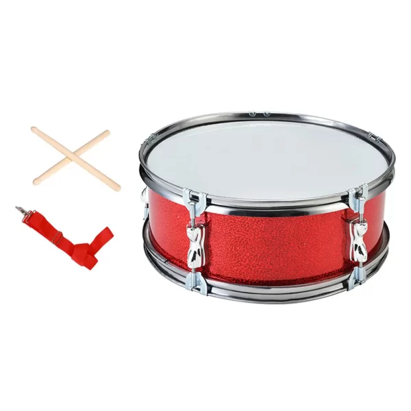 Tambor snare de 11 polegadas, leve, portátil, profissional, com alça de ombro, tambores de música para meninos, crianças, adolescentes, presentes - Imagem 2