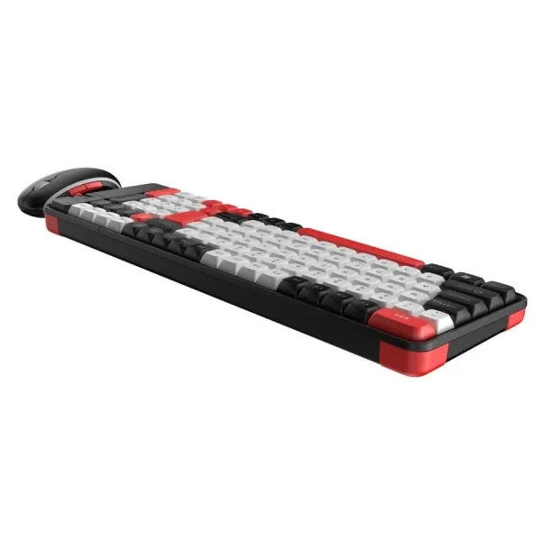 Kit Teclado Mouse Gamer Knup Vermelho BT Wireless 2.4 Knup TE-129 - Imagem 5