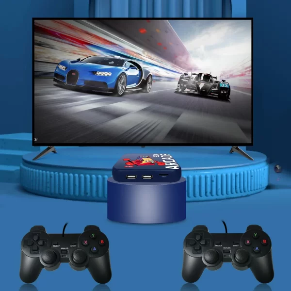 Caixa de jogo arcade para ps1/dc/naomi 64gb clássico retro jogos super console 4k hd console de videogame projetor monitor presentes - Imagem 5