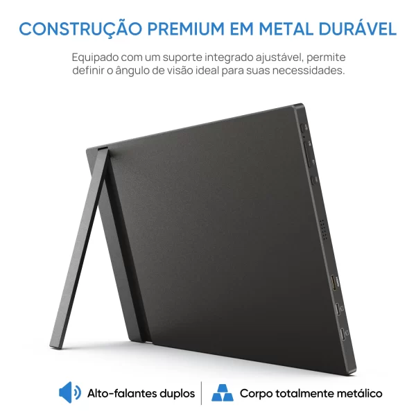 [produto no brasil] Novo ARZOPA 16.1 polegada 100% sRGB 144Hz Monitor de Jogos Portátil Display Laptop com Tipo C Mini HDMI Para PS4/5 Steam Deck Switch XBOX PC Mac, Z1FC - Imagem 5
