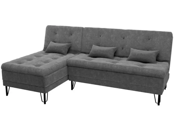 Sofá-cama 2 Lugares Casal Reclinável Veludo Matrix Nice - Imagem 3