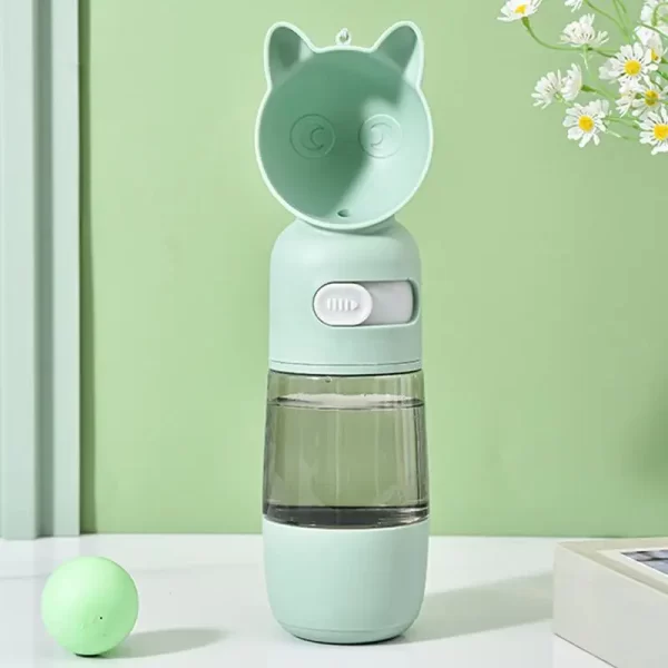 Garrafa de água para viagem de cachorro, tigela de viagem à prova de vazamento, alimentador com recipiente de comida, acessórios ao ar livre para caminhar - Imagem 3