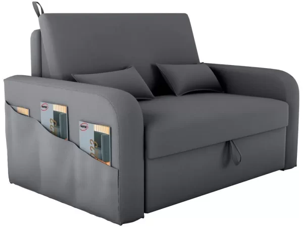 Sofá-cama 2 Lugares Casal Veludo Matrix Lady Dai - Imagem 4