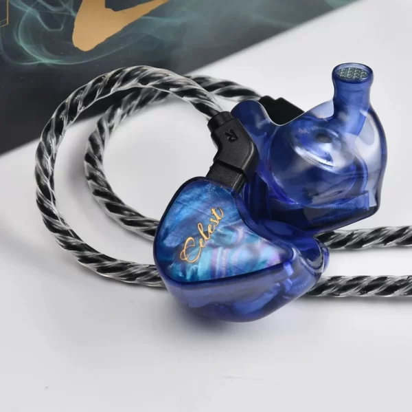 Kinera Celest Wyvern Fones de ouvido Cabo com microfone Envio de IEMs brasileiros Hifi Fones de ouvido para jogos com fio para presentes - Imagem 3