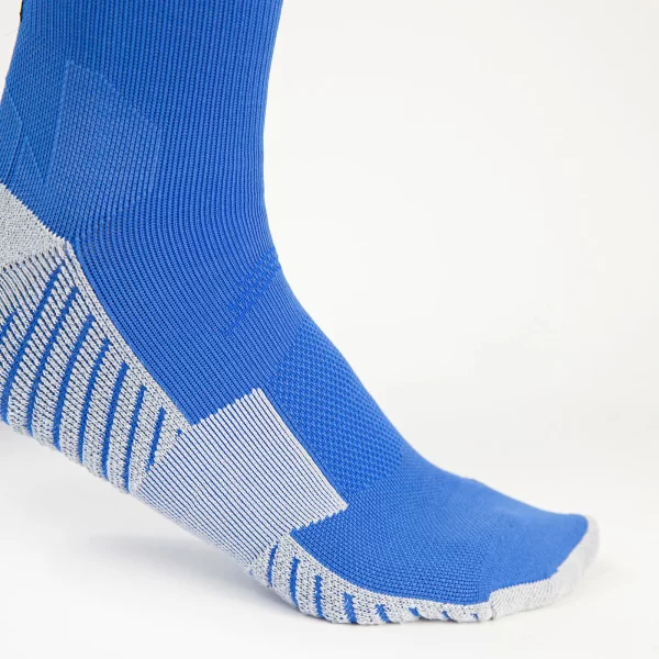 Frete grátis Kit 4 Meias esportivas masculinas de futebol acima do joelho com sola meias cano longo antiderrapantes - Imagem 5