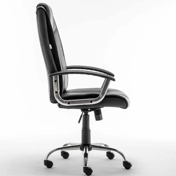 Cadeira Office FX-9 President, Classe 2, Metal Cromado, Couro Sintético - FlexInter - Imagem 4