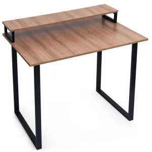 Escrivaninha Industrial Mel para Escritório e Decoração