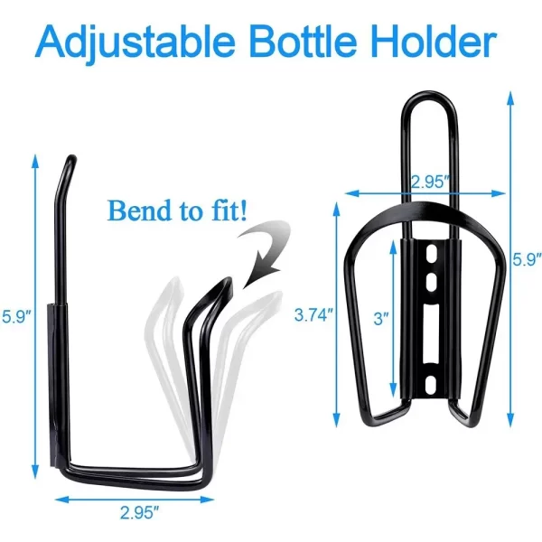Alumínio Alloy Bicycle Bottle Holder, Ciclismo, Bebida, Water Bottle Rack, Montagem para Mountain Folding Bike Cage - Imagem 5