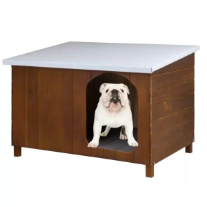 Casinha de Cachorro Criadeira N4 com Teto Galvanizado