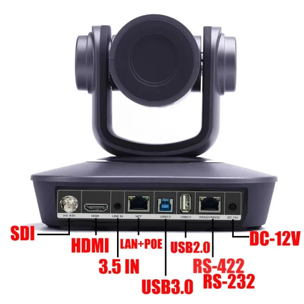 Câmera ptz 4k 20x zoom câmera de videoconferência para igreja kit streaming ao vivo câmera ptz sdi hdmi usb ip poe ptz 4k câmera 1-8pcs - Imagem 6