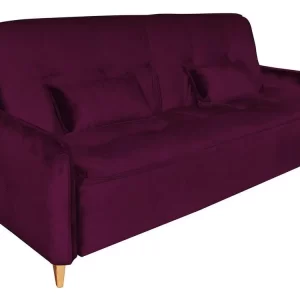 Sofá-Cama Casal 3 Lugares Reclinável Suede Matrix Donna