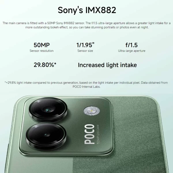 Xiaomi Poco M7 PRO 5G Smartphone, Octa-Core, 120hz fhd + Display Amoled - Imagem 3