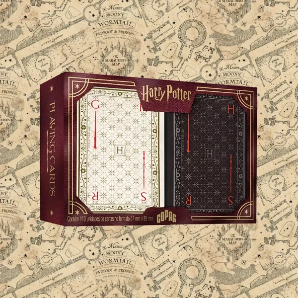 Baralho Harry Potter Estojo Duplo 110 Cartas Copag - 31755 - Imagem 2