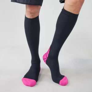 Kit de Meias Desportivas de Compressão para Futebol e Corrida