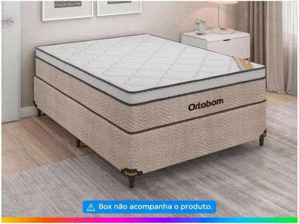Colchão Casal Ortobom de Molas Ensacadas 30x138x188cm - Imagem 4