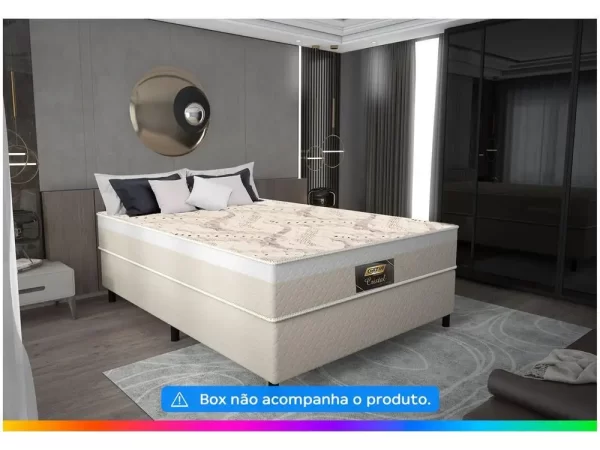 Colchão Casal Gazin de Mola D28 23x138x188cm Cristal - Imagem 4