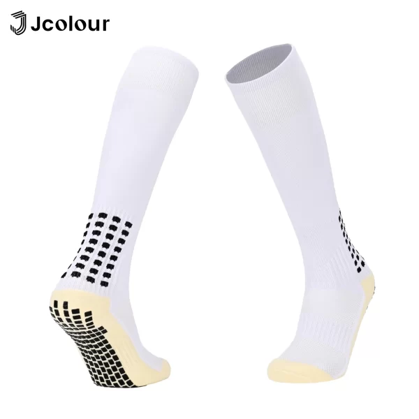 Frete grátis Jcolour Kit 3 Meias Longas de Futebol Adulto Cano Alto Antiderrapante Conforto e Suporte Esportes Intensos