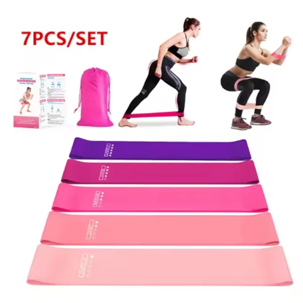 Faixas de Resistência de Fitness para Treino de Ginásio e Yoga