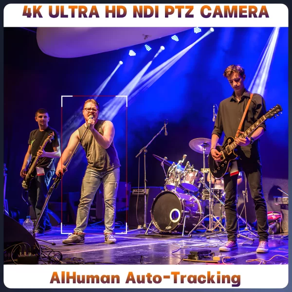 Kit de câmera de videoconferência 4K PTZ Câmera 20X Zoom NDI SDI HDMI IP USB Igreja transmissão ao vivo NDI PTZ controlador de câmera 1-8pcs - Imagem 6