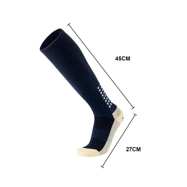Meias de Futebol Antiderrapantes e Ciclismo - Kit com 6 Pares - Imagem 4