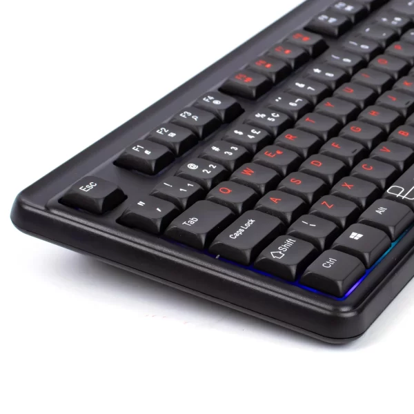 Teclado RGB Kit Teclado De Computador, USB, LED, Membrana Colorida, Notebook, PC, TEC813 - Imagem 5