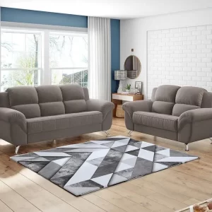 Conjunto de Sofás Marselha Linoforte 2 e 3 Lugares