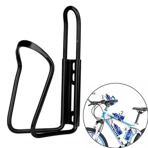 Alumínio Alloy Bicycle Bottle Holder, Ciclismo, Bebida, Water Bottle Rack, Montagem para Mountain Folding Bike Cage