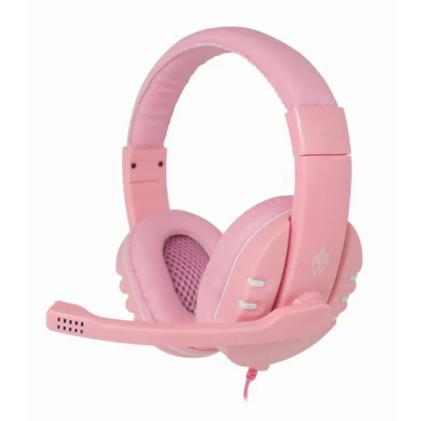 KIT GAMER ROSA TECLADO + MOUSE + HEADSET - Imagem 4
