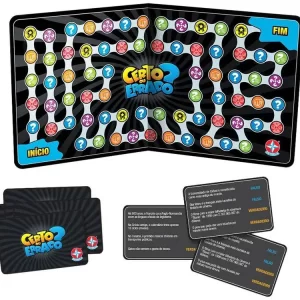 Jogo Certo ou Errado Tabuleiro Estrela