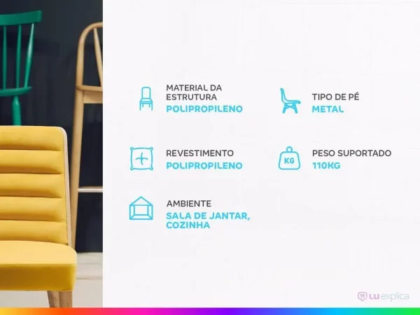 Cadeira de Polipropileno Empório Tiffany - Imagem 2