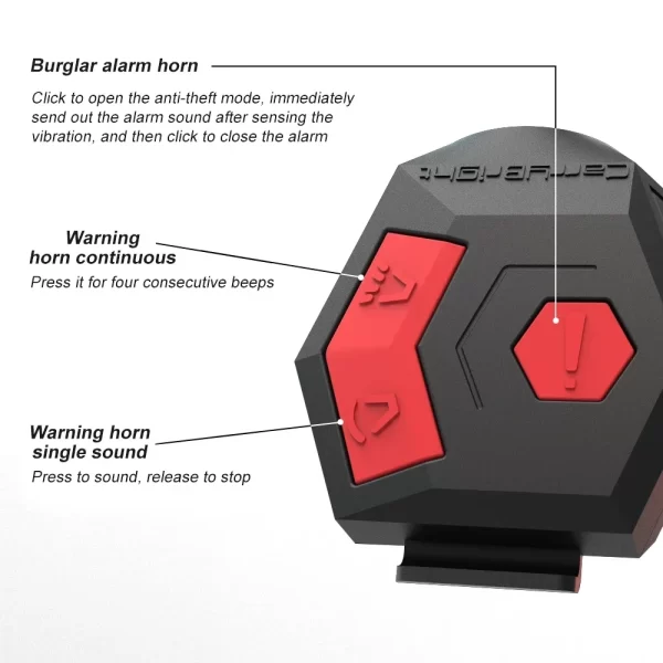 Anel de Alarme de Ciclismo Anti-Roubo Recarregável por USB - Imagem 5