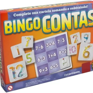 Jogo Bingo Contas da Grow para Crianças