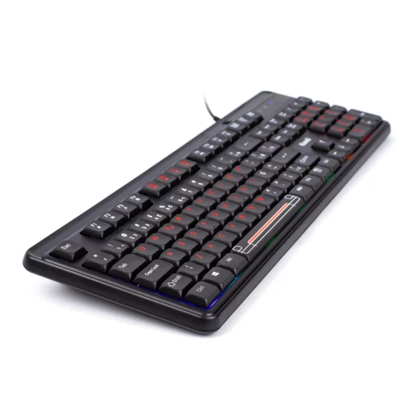 Teclado RGB Kit Teclado De Computador, USB, LED, Membrana Colorida, Notebook, PC, TEC813 - Imagem 2