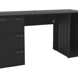 Mesa Gamer XT Racer Home Preto e Prata