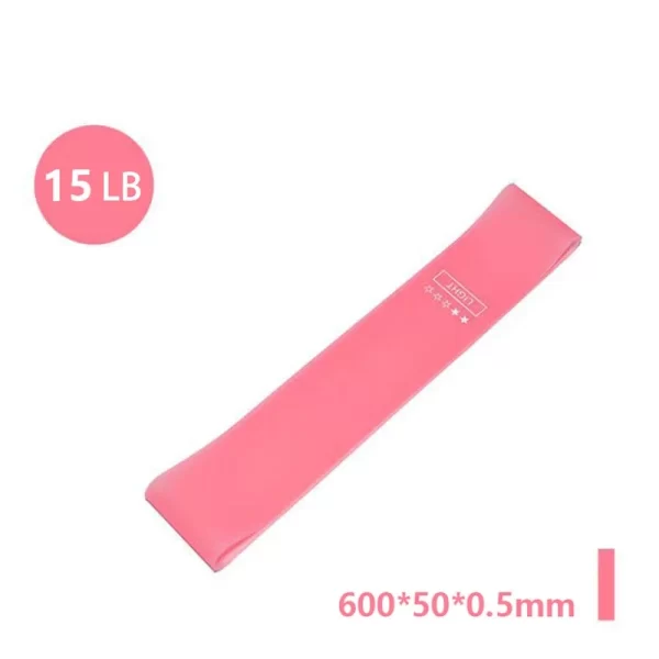 Faixa Elástica de Yoga Gradiente com Anel de Resistência - Imagem 6